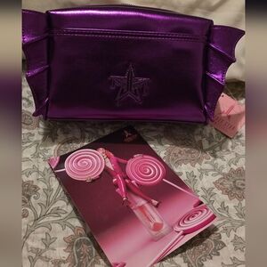 BAT HALLOWEEN MAKEUP BAG (PURPLE)